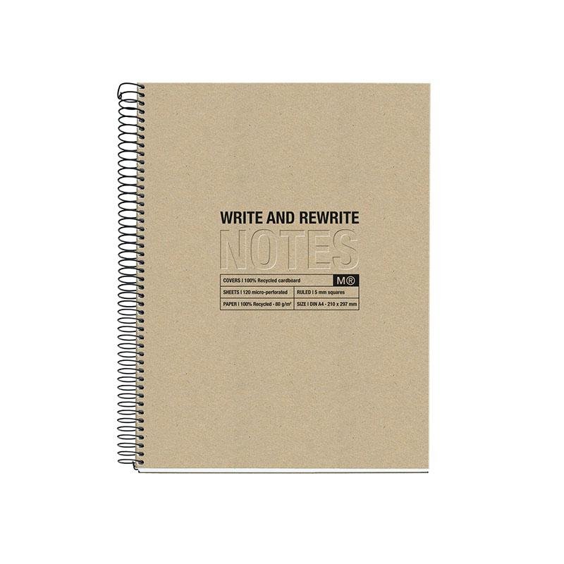 Miquel Rius Nb-4 A4 120 Cla Reciclado Kraft Just Bk - Farmacias Arrocha