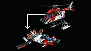 Lego Technic Helicóptero de Rescate 2 en 1 - Farmacias Arrocha