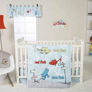 Dr. Seuss 1 Fish 2 Fish 4 Piece Crib Bedding Set - Farmacias Arrocha