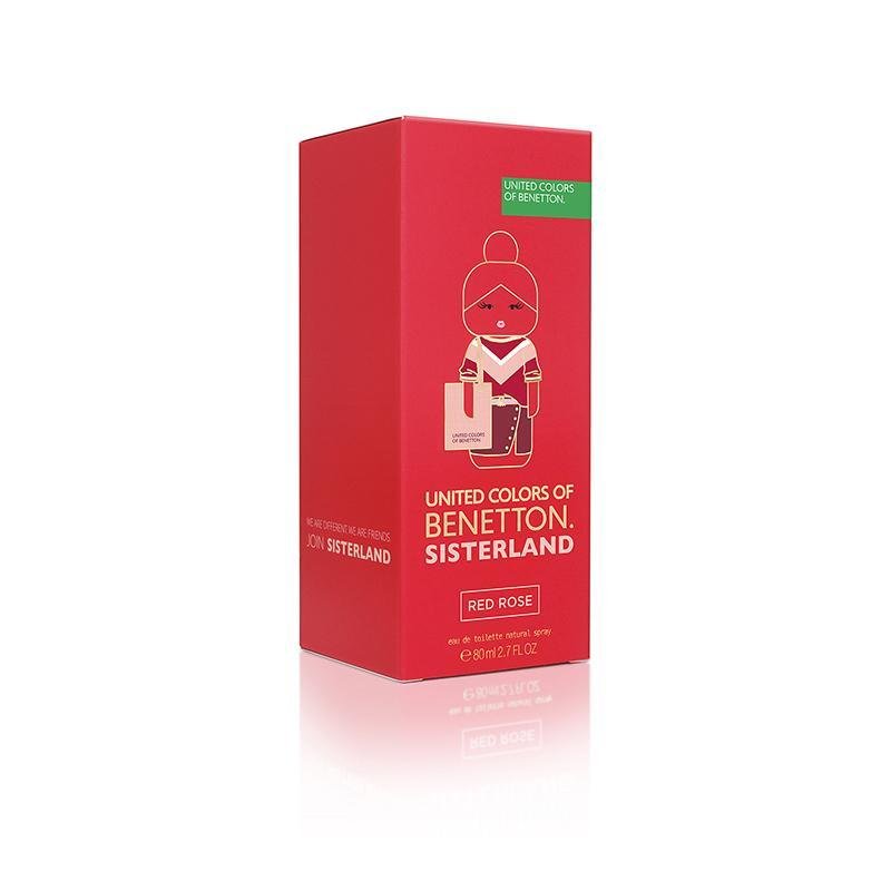 Benetton Sisterland Eau De Toilette Red Rose - Farmacias Arrocha