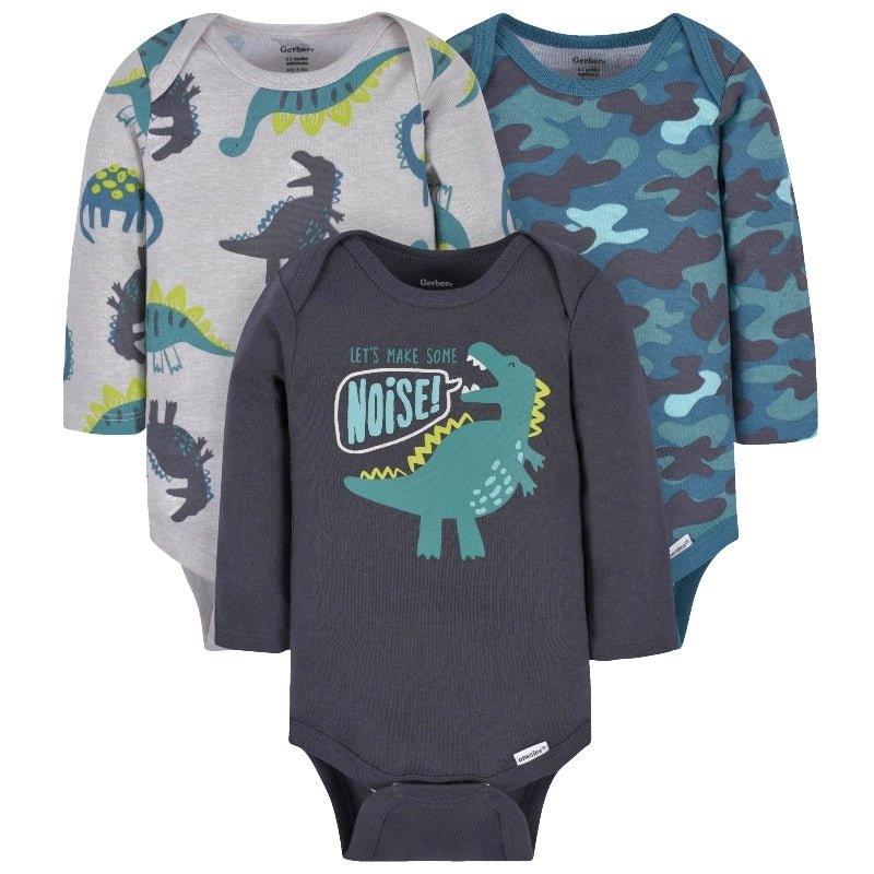 Gerber Set 3 Bodies Manga Corta Niño NB - Farmacias Arrocha