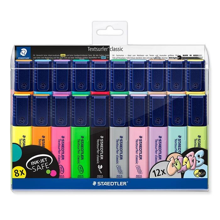 Staedler Highlighter Textsurf.Cl.20Pc Wallet - Farmacias Arrocha