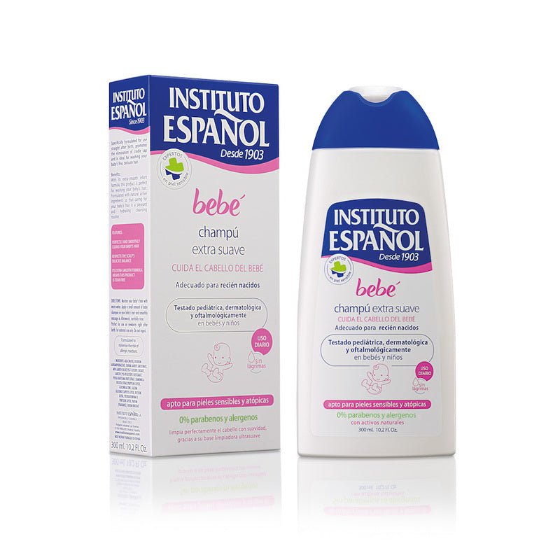 Instituto Español Champú Extra Suave Bebe 300Ml - Farmacias Arrocha