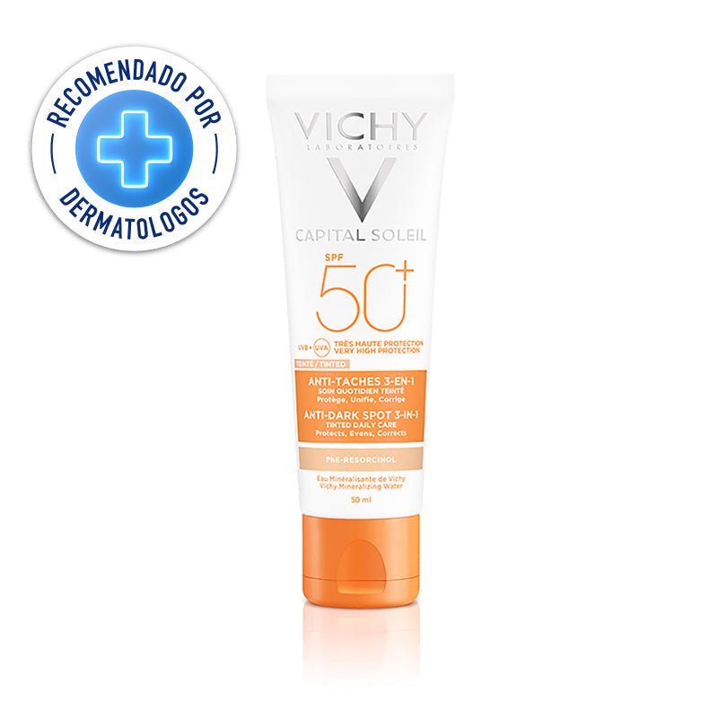 Vichy Capital Soleil Protector Solar anti-manchas SPF50 50ml - Farmacias Arrocha