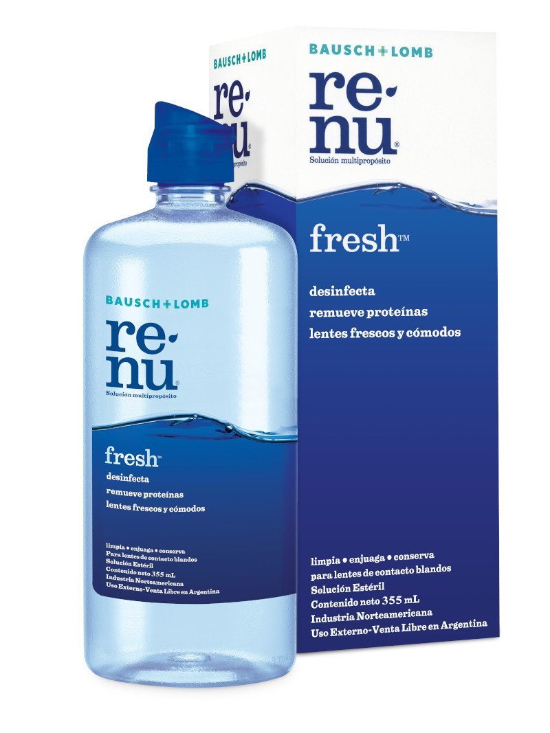 Baush & Lomb Renu Fresh De Solución Multipropósito 355ml - Farmacias Arrocha