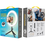Slide Mini Tripode Ajustable Con Aro De Luz Y Soporte Para Moviles - Farmacias Arrocha