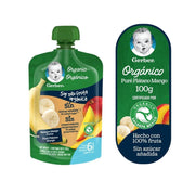 Gerber Orgánico de Plátano Mango Doy Pack 100g - Farmacias Arrocha