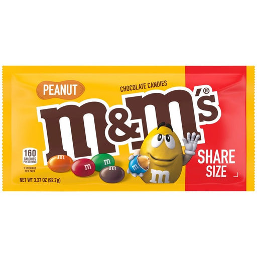 M&M Peanuts King Size 3.27Oz - Farmacias Arrocha