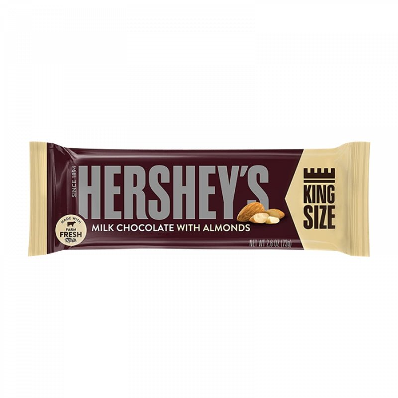 Hershey Almond Choc King Size 2.6Oz - Farmacias Arrocha
