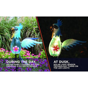 Lampara Solar de Jardin Loro Azul - Farmacias Arrocha