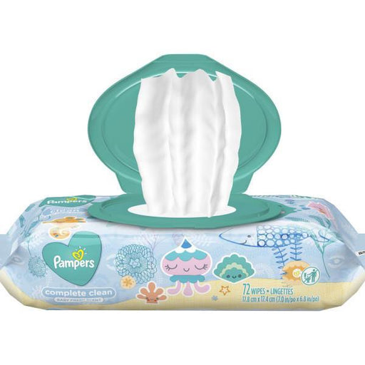 Pampers Wipes Complete Clean Baby Fresh Scented 72 - Farmacias Arrocha