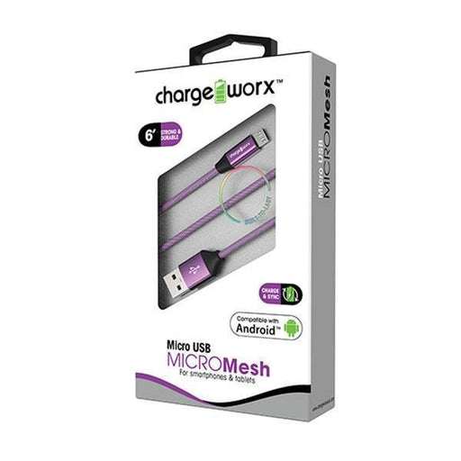 Chargeworx 6 Ft Micro Micro Mesh C - Farmacias Arrocha