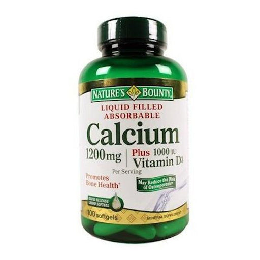 Nature's Bounty Calcium 1200 Mg + Vit.D De 120 Capsulas - Farmacias Arrocha