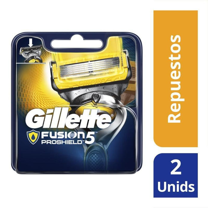 Gillette Fusion Proshield Repuesto 2 Unid. - Farmacias Arrocha