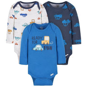 Gerber Set 3 Bodies Manga Corta Niño NB - Farmacias Arrocha