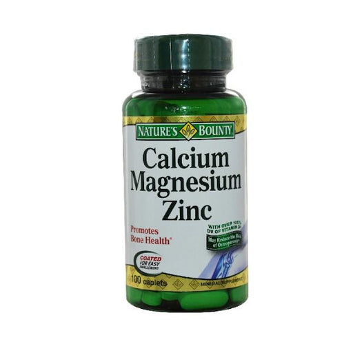 Nature's Bounty Calcium Magnesium Zinc De 100 Tabletas - Farmacias Arrocha
