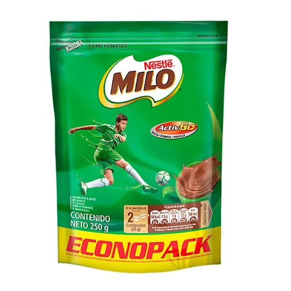 Nestle Milo Activ-Go Doy Pack 250G - Farmacias Arrocha