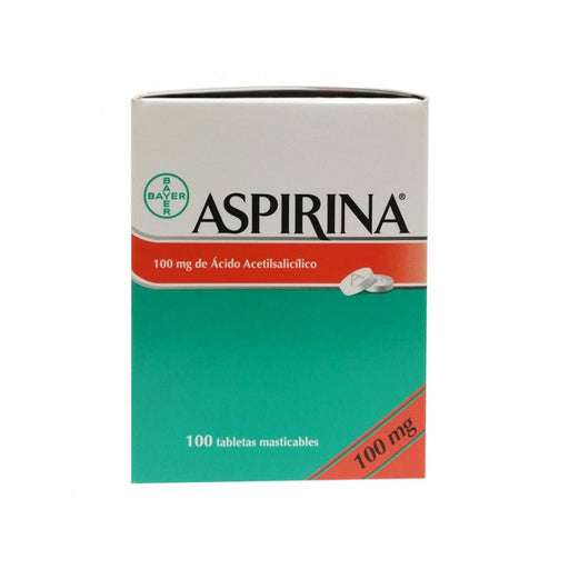 Aspirina 0.1 Grs De 100 Tabletas Ni#Os - Farmacias Arrocha