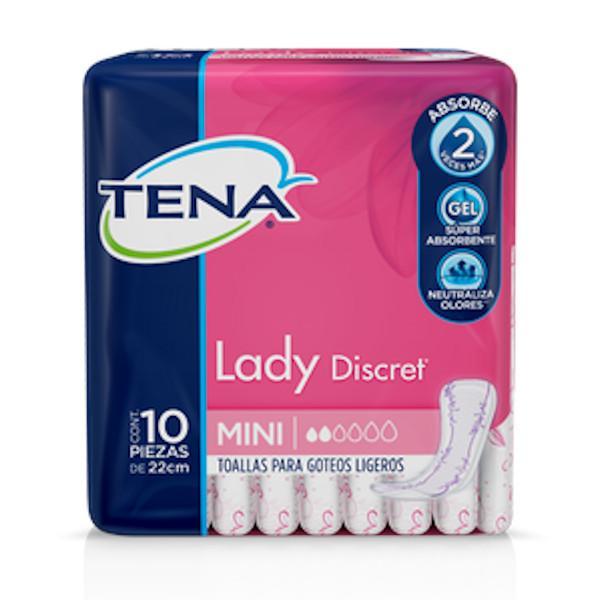 Tena Toalla Femenina Lady Mini 10 - Farmacias Arrocha