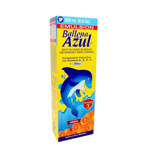 Ballena Azul Naranja 200 ML - Farmacias Arrocha