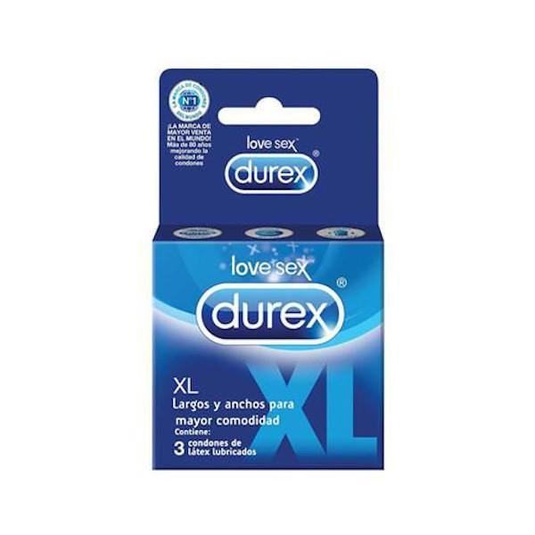 Durex Preservativo Xl 3Pz — Farmacias Arrocha
