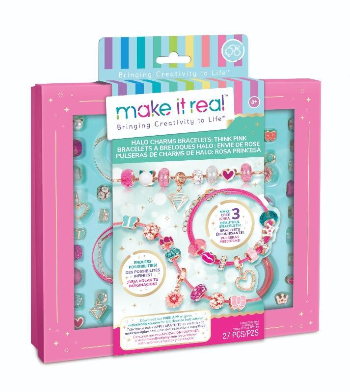 Make It Real Pulseras De Charms: Rosa Princesa - Farmacias Arrocha