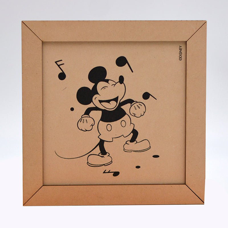 Fun Craft Cuadro De Madera Para Pintar Mickey & Minnie - Farmacias Arrocha
