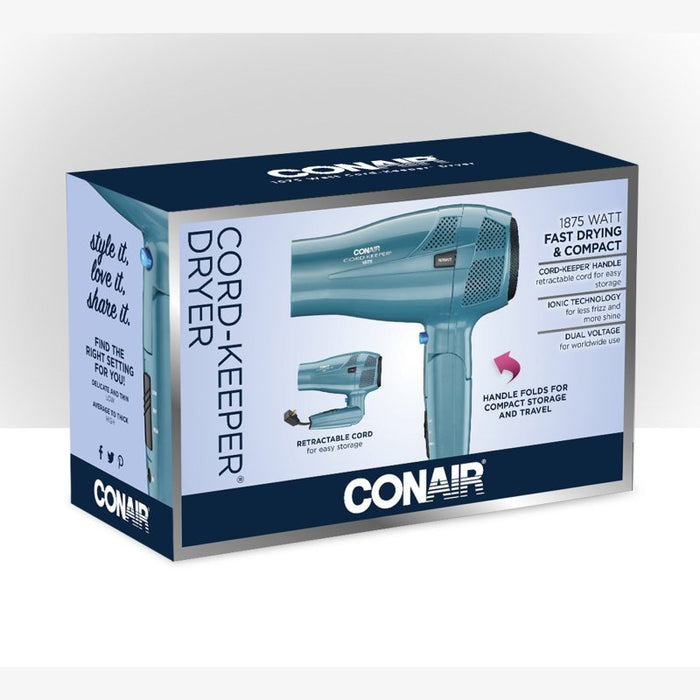 Conair Cord Keeper Hair Dryer (Secador) 1875w - Farmacias Arrocha