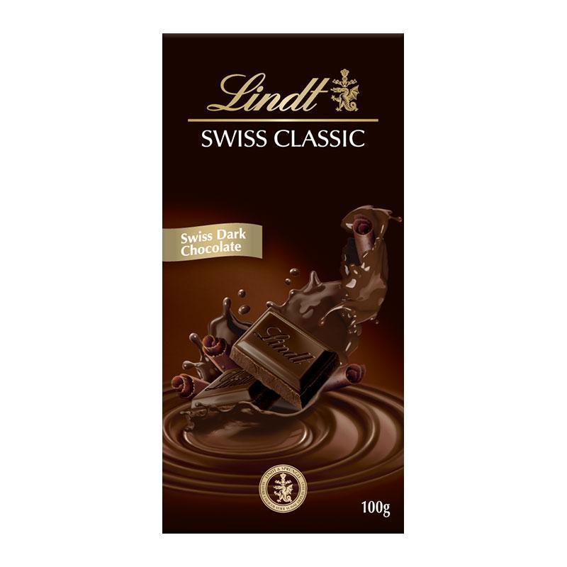 Lindt Swiss Classic Dark 100Gr - Farmacias Arrocha