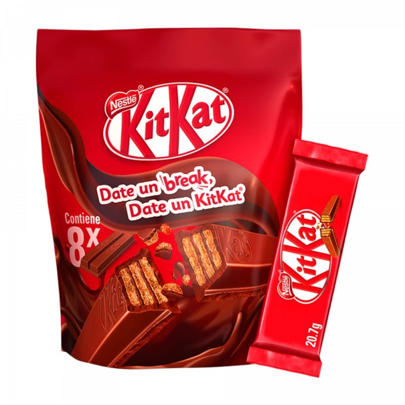 Kit Kat 2 Finger Milk (8x20.7g) - Farmacias Arrocha