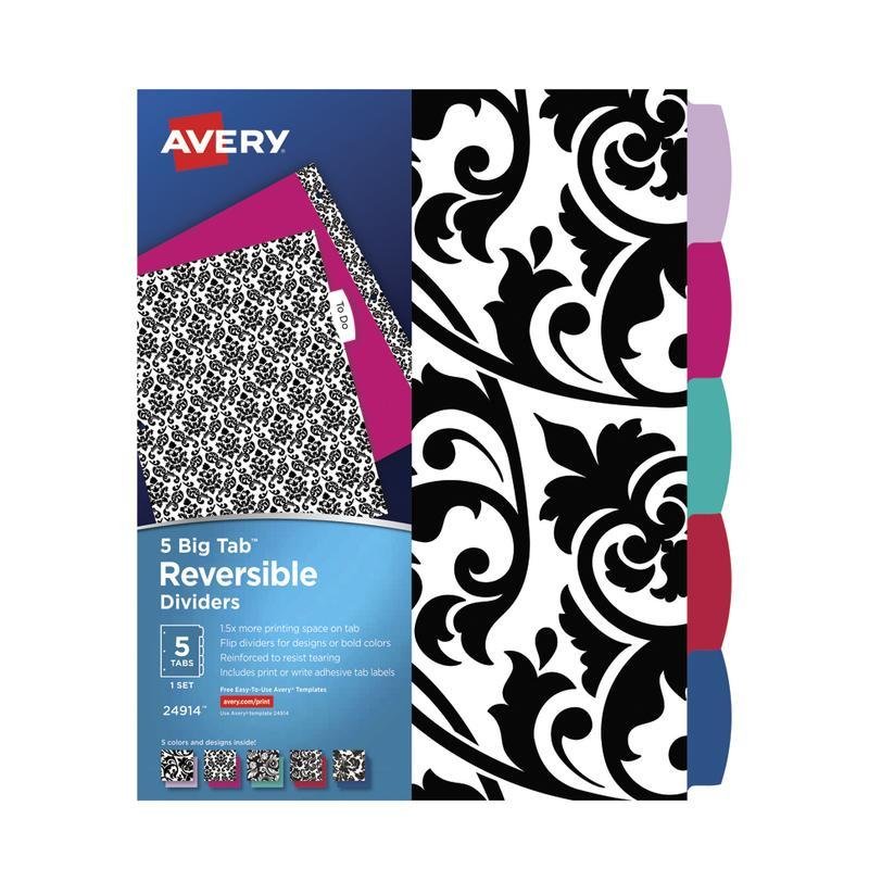 Avery Divisiones De Papel Escarchadas - Farmacias Arrocha