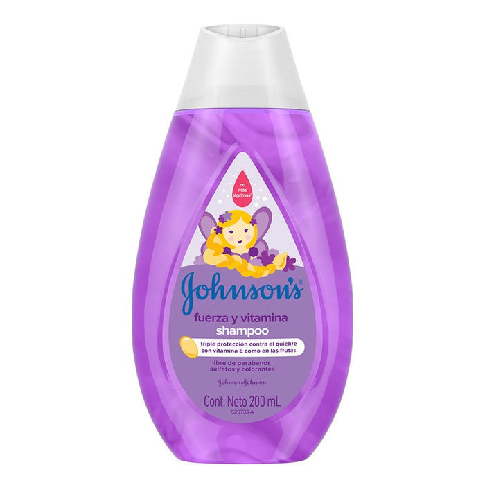 Johnsons Baby Shampoo Fuerza Y Vitamina 200Ml - Farmacias Arrocha