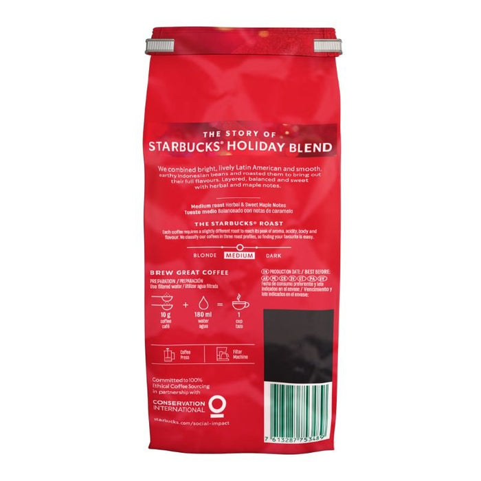 Starbucks Holiday Blend 190 gr - Farmacias Arrocha