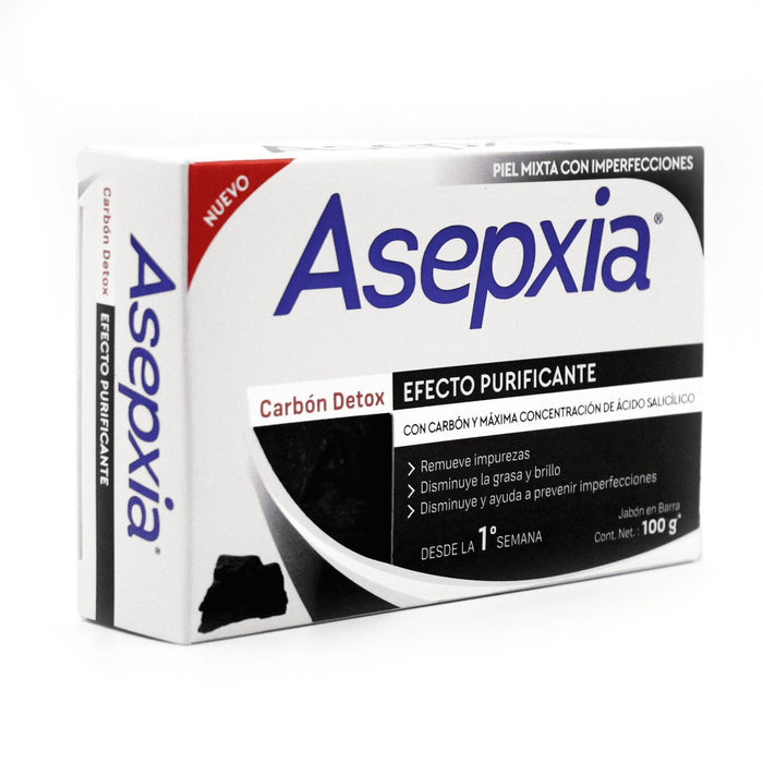 Asepxia Jabon Carbon 100G Global - Farmacias Arrocha