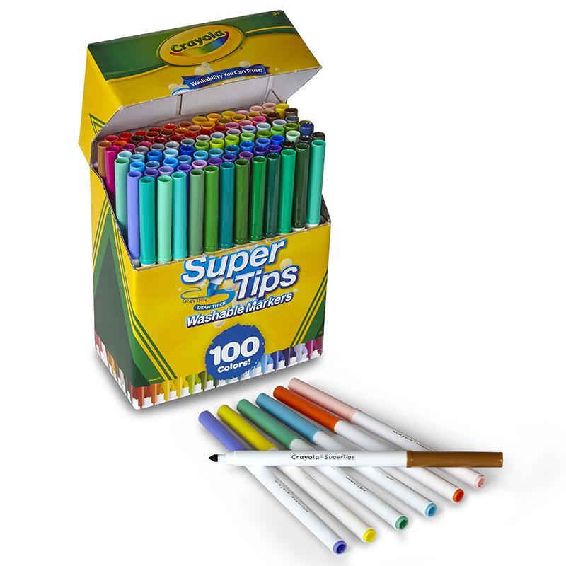 Crayola Mkr 100Ct Supertips Wh 6Pk - Farmacias Arrocha
