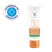 Vichy Capital Soleil Matificante 3en1 - Farmacias Arrocha