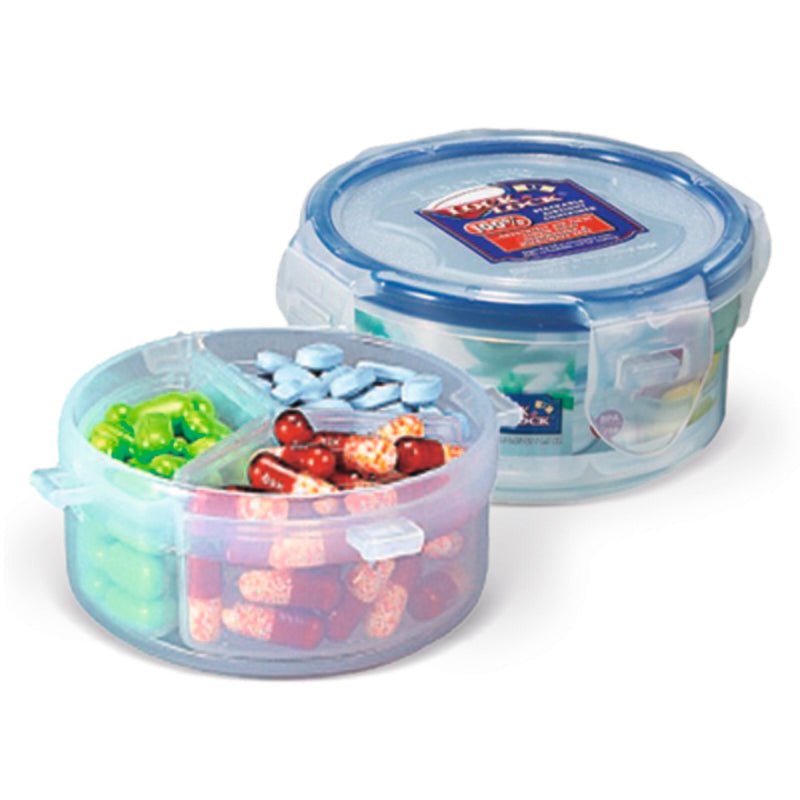 Lock N Lock Contenedor Redondo con Divisiones 140Ml - Farmacias Arrocha