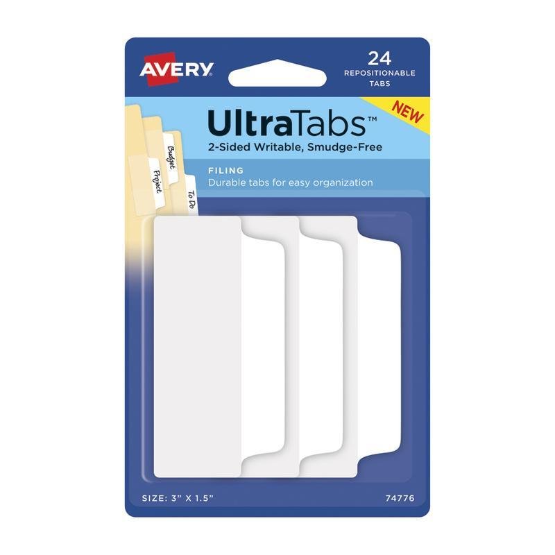 Avery Film Ultratab Filing We 24P - Farmacias Arrocha