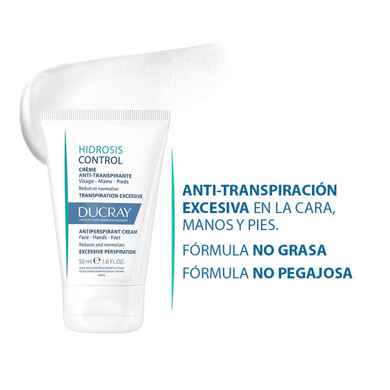Ducary HIDROSIS Crema Control Antitranspirante para Manos y Pies 50ml - Farmacias Arrocha