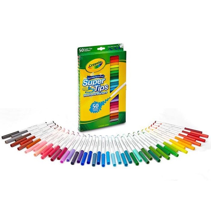 Crayola Mkr. 50Ct. Super Tips Crayola - Farmacias Arrocha