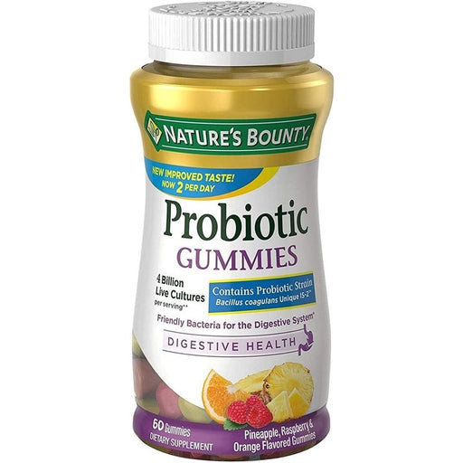 Nature's Bounty, Probiótico, 60 gomitas - Farmacias Arrocha