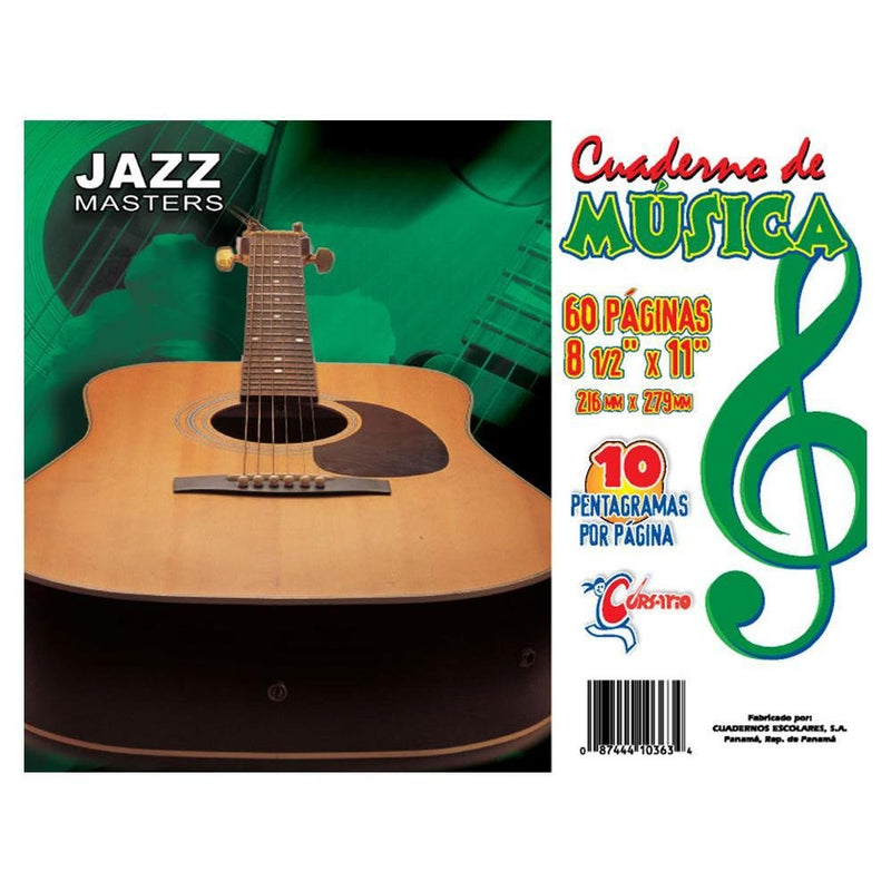 Corsario Libreta Espiral Musica Color (40) - Farmacias Arrocha