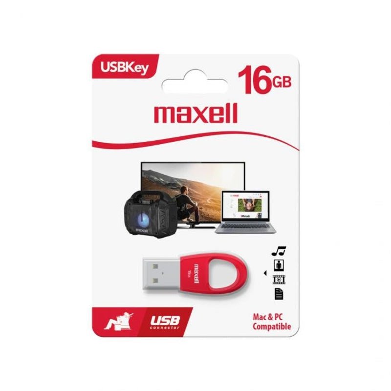 Maxell Usb Key 16Gb Red - Farmacias Arrocha