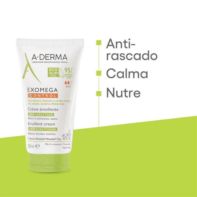 A-Derma Exomega Control Crema Emoliente 200Ml - Farmacias Arrocha