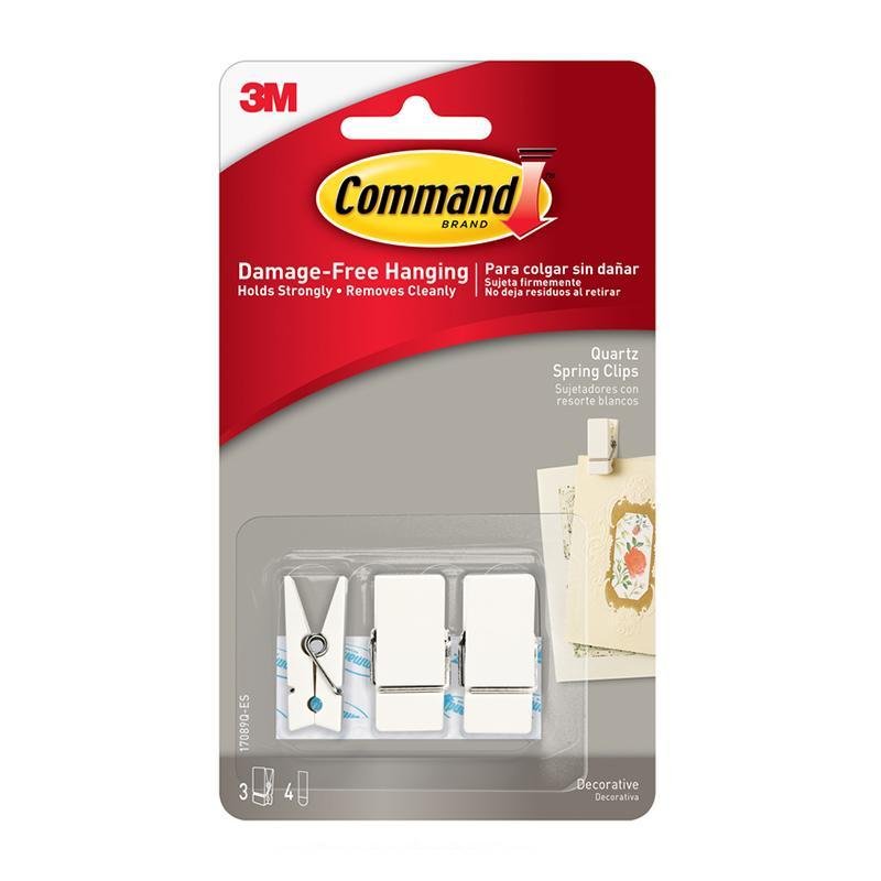 3M Command Quart Spring Clips 17089Q-Es - Farmacias Arrocha