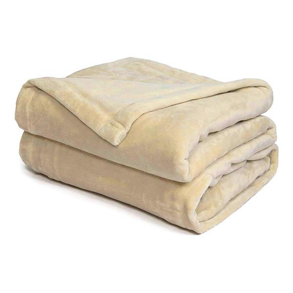 Laura Hill Manta Ultra Suave Full/Queen 94"X86" Café - Farmacias Arrocha