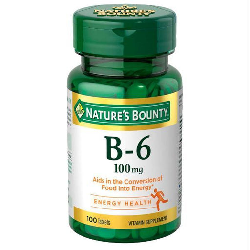 Nature's Bounty B-6 100 Mg De 100 Tabletas - Farmacias Arrocha