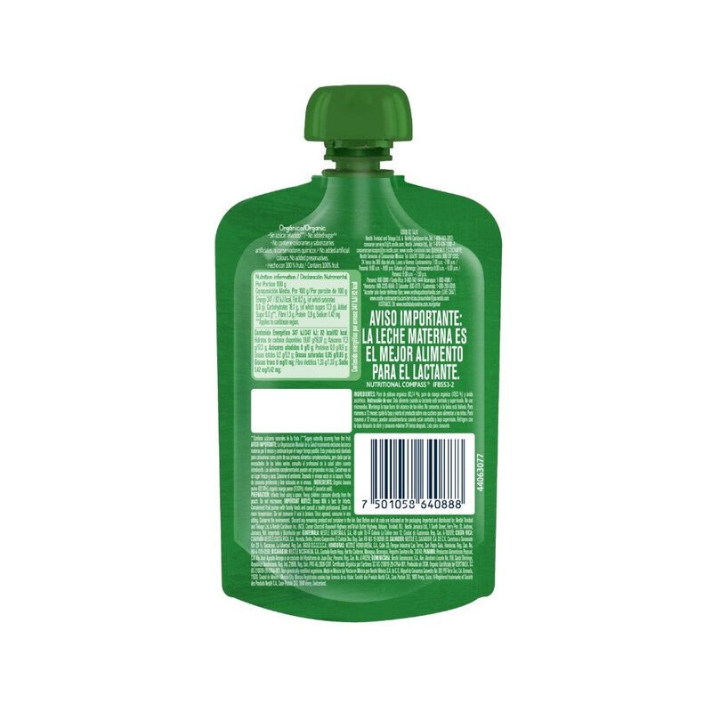 Gerber Orgánico de Plátano Mango Doy Pack 100g - Farmacias Arrocha