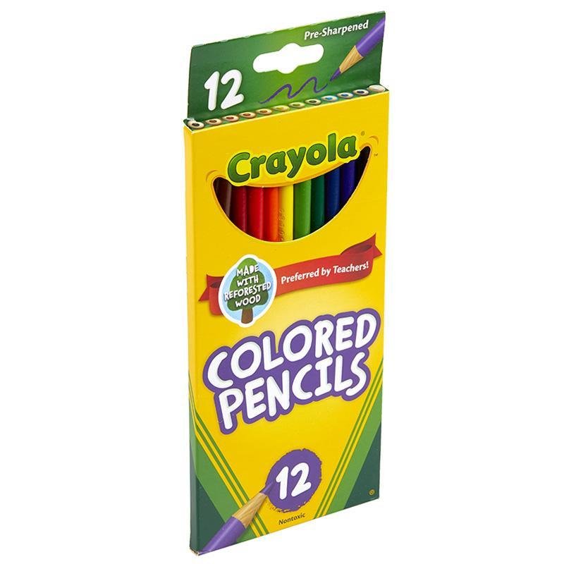 Crayola 12 Ct Long Crayola Colored Pencils - Farmacias Arrocha