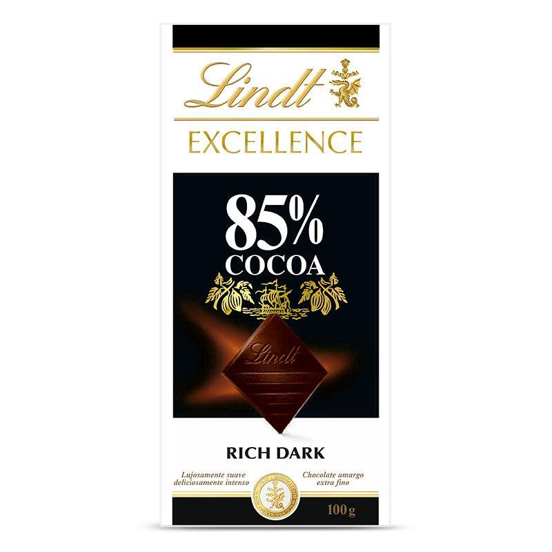 Lindt Excellence Dark 85% 100Gr - Farmacias Arrocha